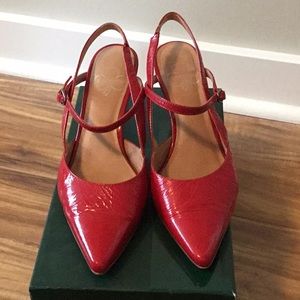 Red Patton Pumps Karston